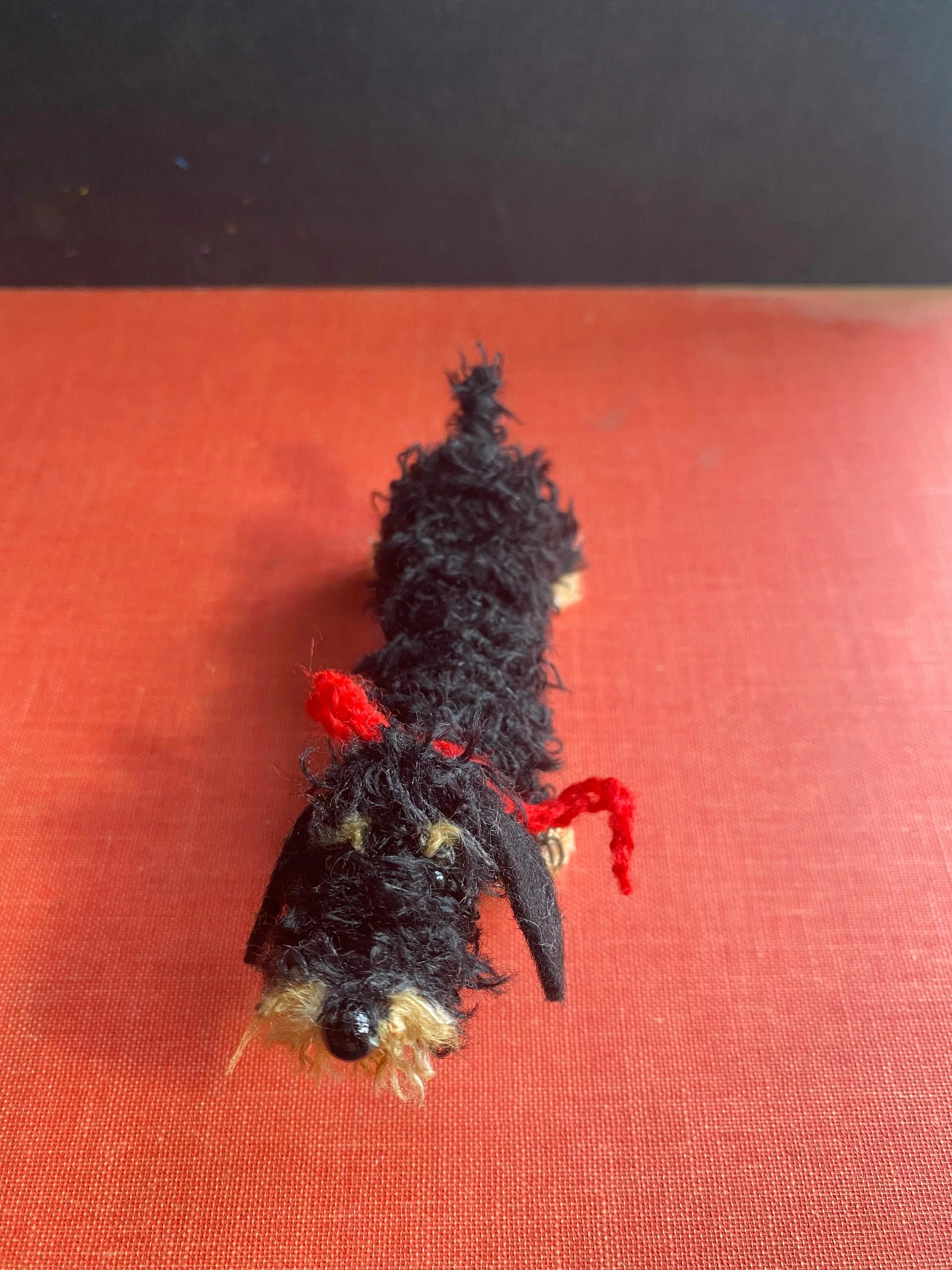 Wire haired Black and Tan Dachshund dog decoration - Image 3
